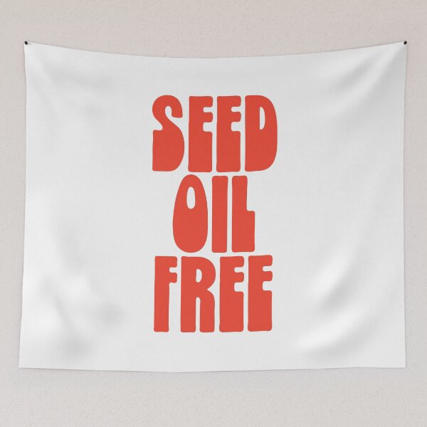 Item preview, Seed Oil Free Anti Seed Oils Quote designed and sold by HalpinDesign.