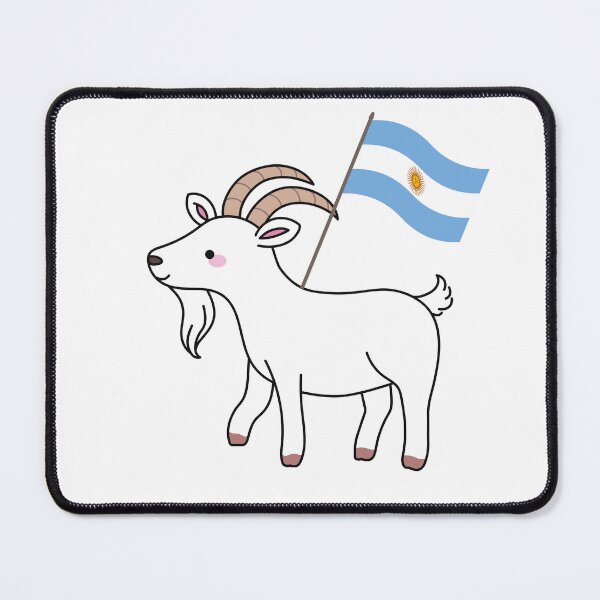 Item preview, Goat Carrying The Argentina Flag designed and sold by trs1080.