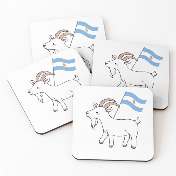 Item preview, Goat Carrying The Argentina Flag designed and sold by trs1080.