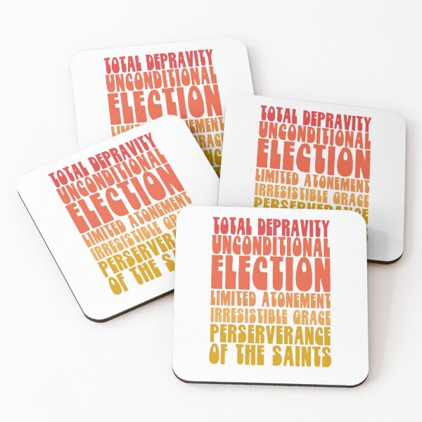 Item preview, Retro Calvinism Tulip Quote Reformed Theology designed and sold by HalpinDesign.