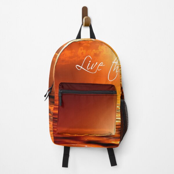 Item preview, Live the Moment - Sunset - Art Print Design designed and sold by TheHappyK.