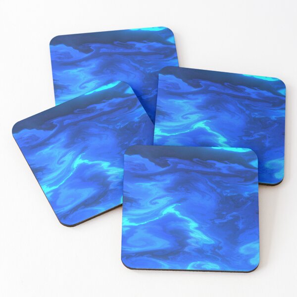 Item preview, Blue Abstract Fluid Art designed and sold by TheSharpService.