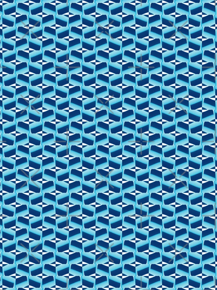 Thumbnail 4 of 4, iPhone Case, 3d multi blue pattern designed and sold by Work of art Shop.