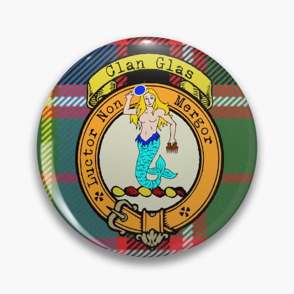 Item preview, Glas Scottish Tartan and Crest designed and sold by BagTown Clans.