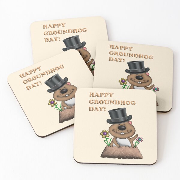 Item preview, Happy Groundhog Day designed and sold by Scrumptious Designs.