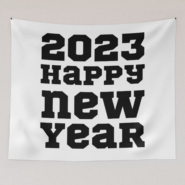 Item preview, HAPPY NEW YEAR 2023 - HELLO 2023 - YEAR 2023 designed and sold by WBP Mart.