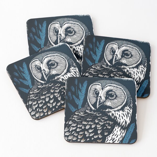 Item preview, Owl Woodcut Style designed and sold by Kybruno's Creations.