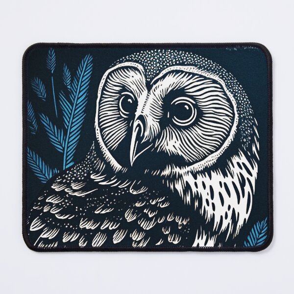 Item preview, Owl Woodcut Style designed and sold by Kybruno's Creations.