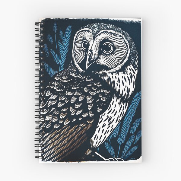 Item preview, Owl Woodcut Style designed and sold by Kybruno's Creations.