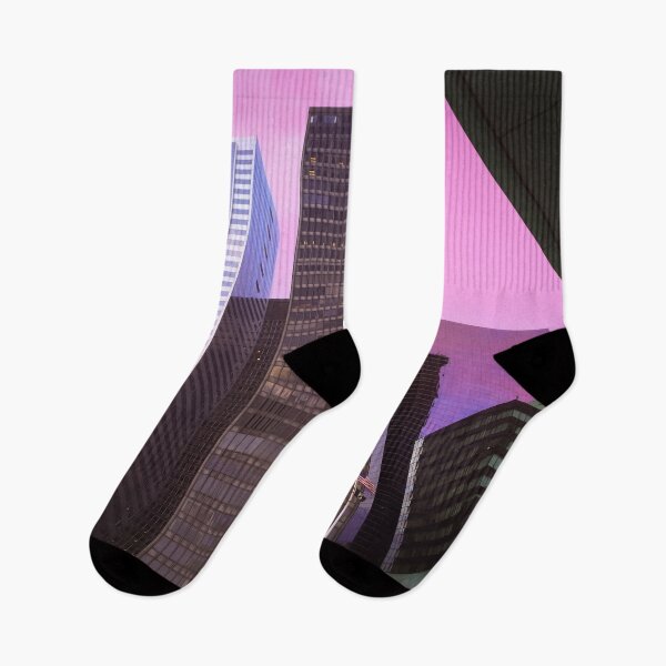 Item preview, Battery Park Pink Sunset Skyscrapers designed and sold by eleonoraingrid.