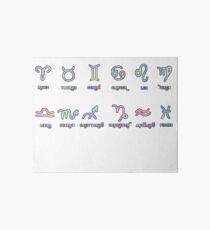 Zodiac Signs Art Board