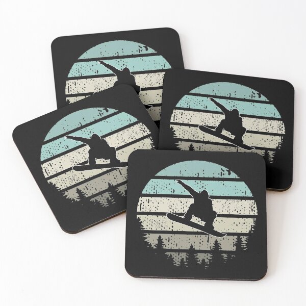 Item preview, snowbording retro sunset designed and sold by Adam-the-maker.