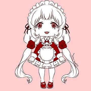 Artwork thumbnail, Chibi Kawaii Maid by Hawa777ARTS