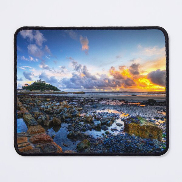 Item preview, St Michael's Mount Dramatic Sunset Cornwall designed and sold by Paul Thompson Photography.