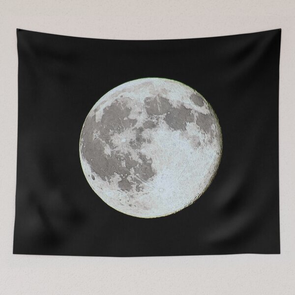 Item preview, single moon white designed and sold by TZZ014.