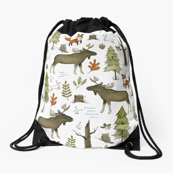 Forest Walks Drawstring Bag