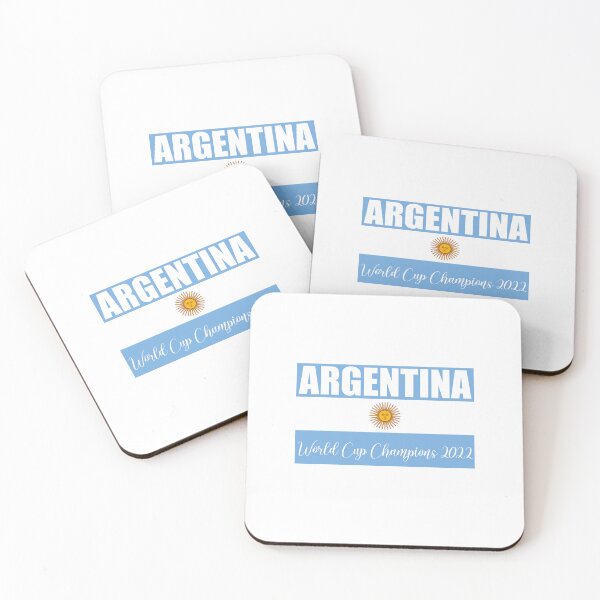 Item preview, Argentina Wins the World Cup 2022 (flag) designed and sold by NickiPost.