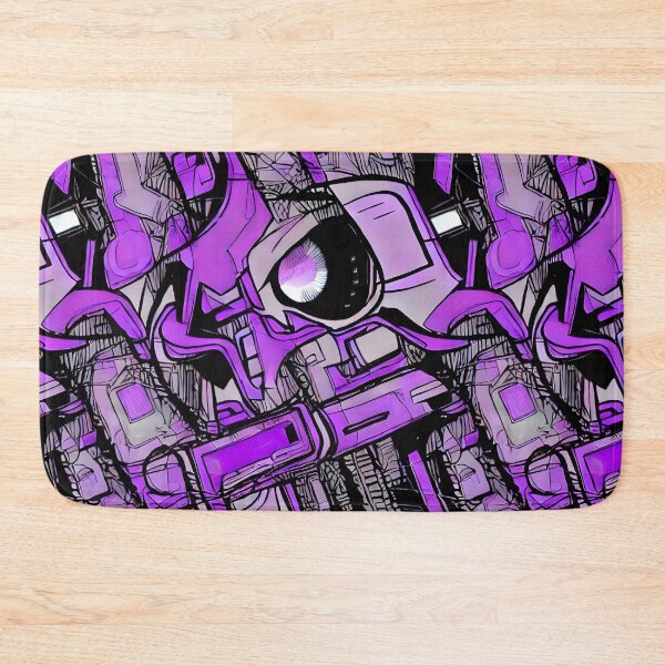 Item preview, Purple Urban Graffiti Sketch - Seamless Pattern designed and sold by Chubuter.