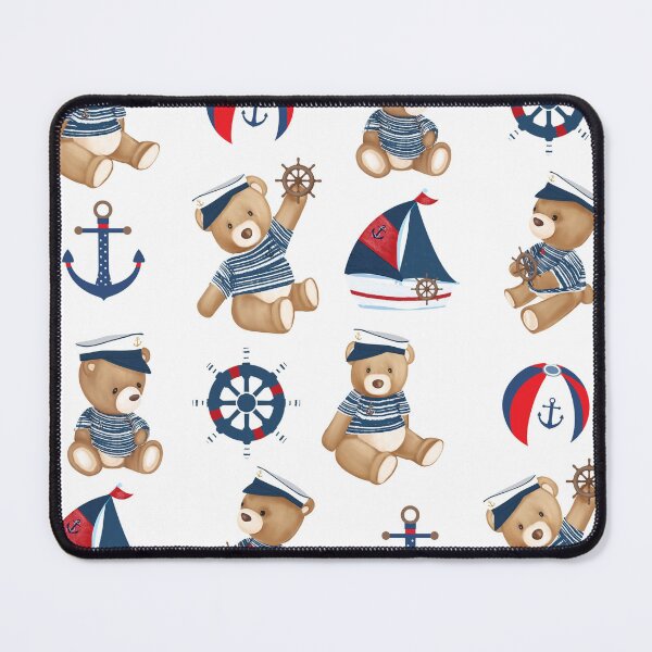 Item preview, Marine bear pattern designed and sold by ValandMolly.