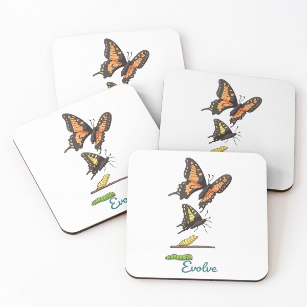 Item preview, Evolve Life Cycle of Butterfly Life designed and sold by BeansHotTees.