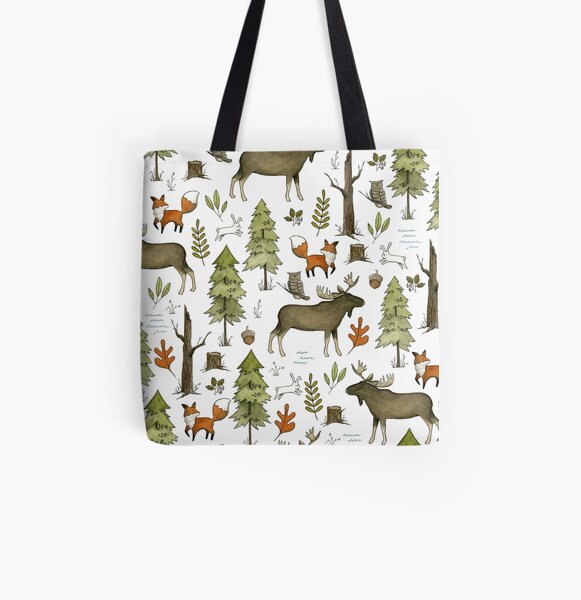 Forest Walks All Over Print Tote Bag
