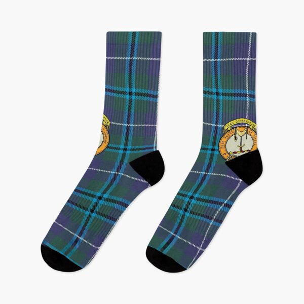Artikelvorschau, Glendinning Schottischer Tartan und Wappen entworfen und verkauft von BagTown Clans.