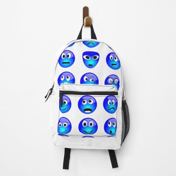 Item preview, Blue emoticons funny smilies designed and sold by Quality-goods.