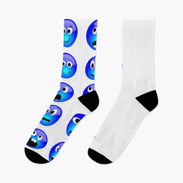 Item preview, Blue emoticons funny smilies designed and sold by Quality-goods.