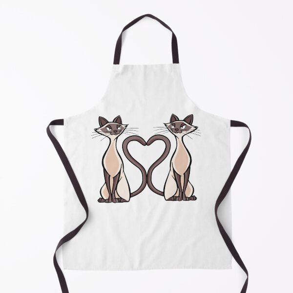 Item preview, Siamese Cats with Tails forming a Heart designed and sold by BeansHotTees.