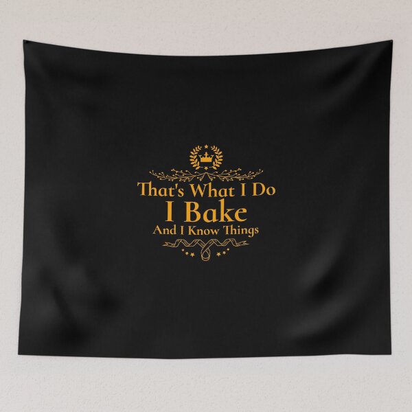 Item preview, I Bake And I Know Things designed and sold by deluxeshirt.