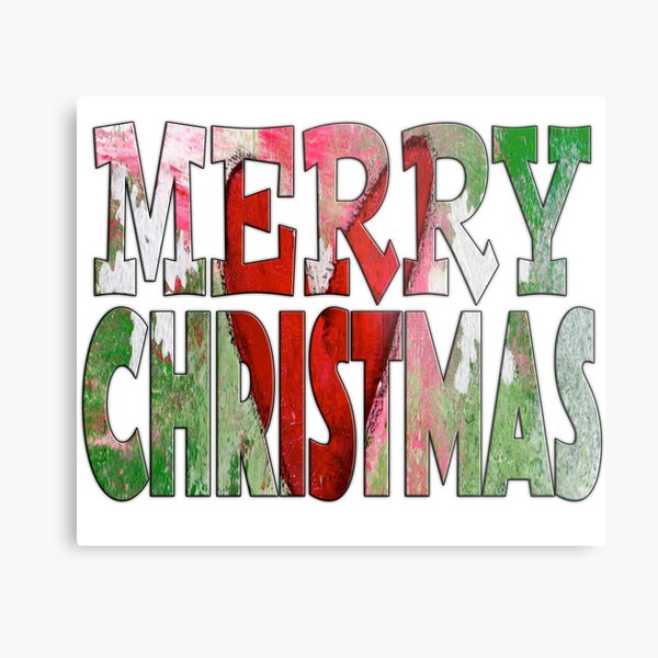 Merry Christmas Metal Print