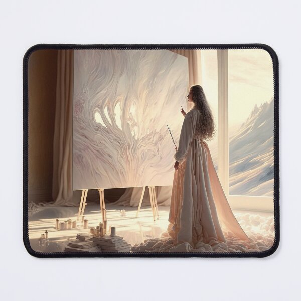 Item preview, Bright Elf Queen painting in a spacious hall designed and sold by osssoconcept.