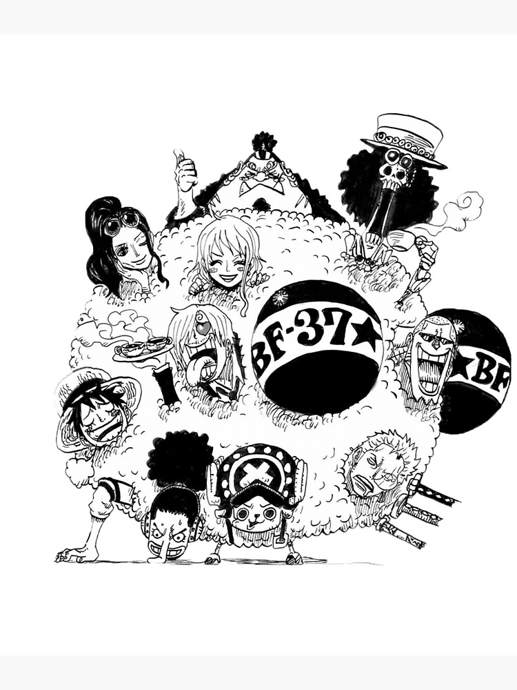 "One Piece Straw Hat Pirates" Poster for Sale by