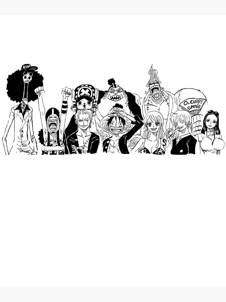 "One Piece Straw Hat Pirates" Poster for Sale by