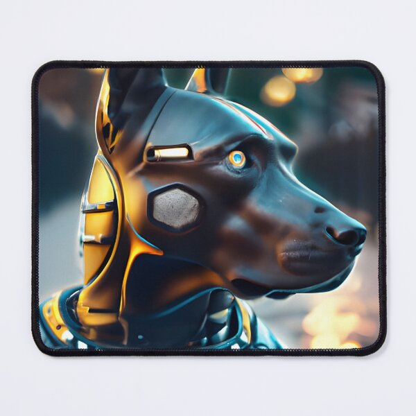 Item preview, Cyberpunk Dog (1) - Anthropomorphic Sci fi Dogs designed and sold by TheThirdEye.