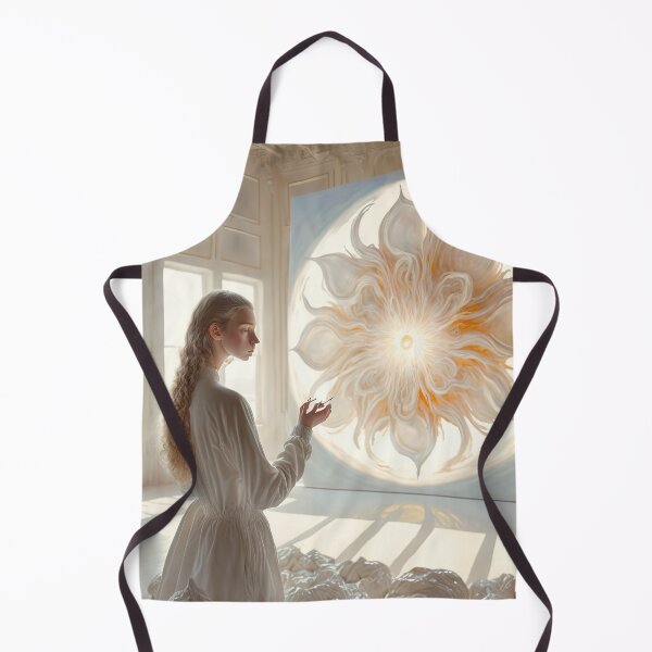 Item preview, Young elf women creating astral flower designed and sold by osssoconcept.