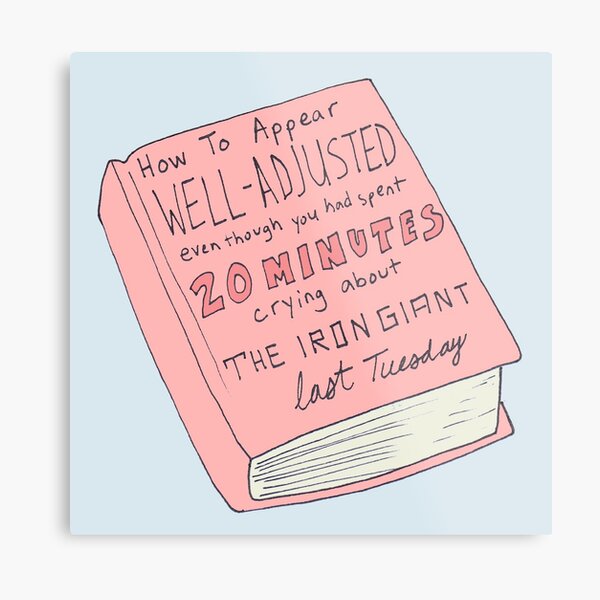 Well-Adjusted Adult Human Metal Print