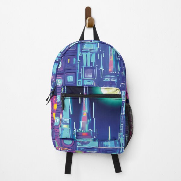 Item preview, Ciudad de neón futurista en la noche designed and sold by BrightC.