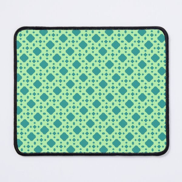 Item preview, Teal and Light Green All Over Tile Pattern designed and sold by BluePlanetMerch.