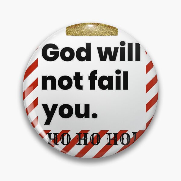 Item preview, God Will Not Fail You Craft Mongers Christmas by Carole Stone designed and sold by Carole Stone.