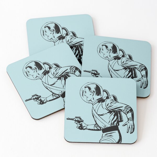 Item preview, Retro Space Man with Ray Gun designed and sold by GazCoDesign.