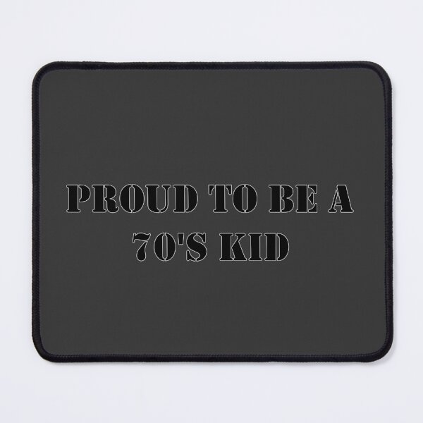 Item preview, Proud to be a 70's Kid - Grey designed and sold by Queerie.