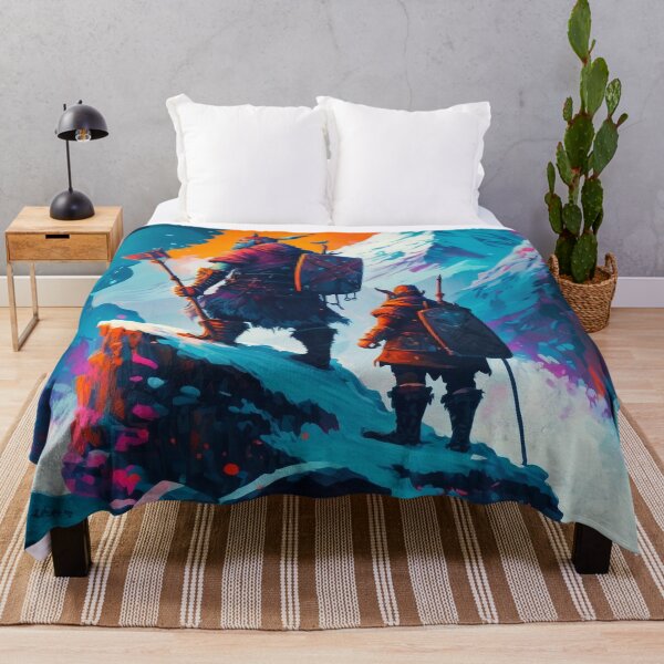 Item preview, Valheim Vikings Conquering The Mountains designed and sold by AICreateWorlds.