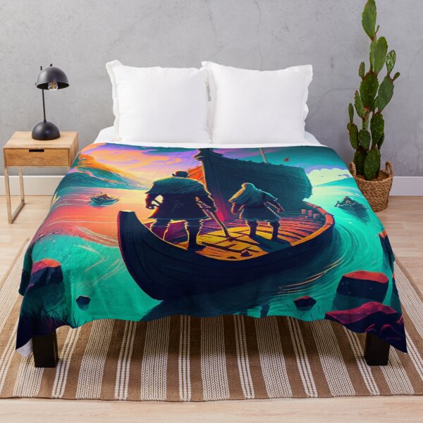 Item preview, Setting Sail, Valheim Inspired Vikings designed and sold by AICreateWorlds.