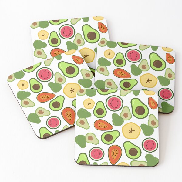 Item preview, Ripe Avocado Watermelon Papaya Exotic Fruit designed and sold by Merigold.