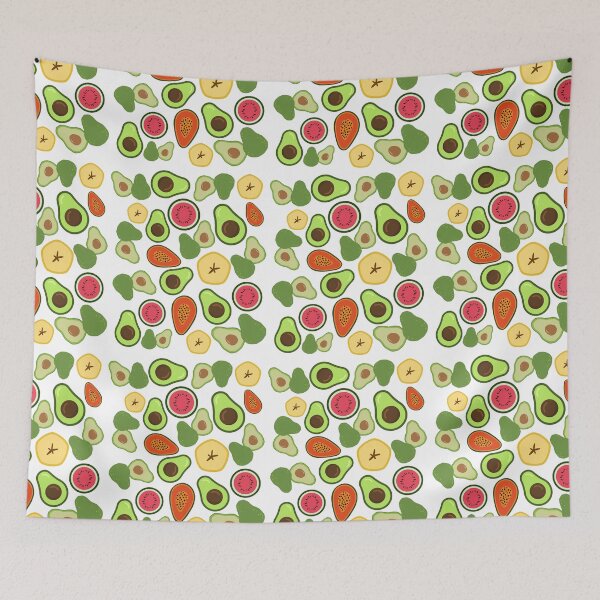 Item preview, Ripe Avocado Watermelon Papaya Exotic Fruit designed and sold by Merigold.