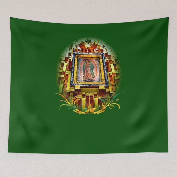 Item preview, Our Lady of Guadalupe 10 Villa Mexico Virgin Mary designed and sold by hispanicworld.
