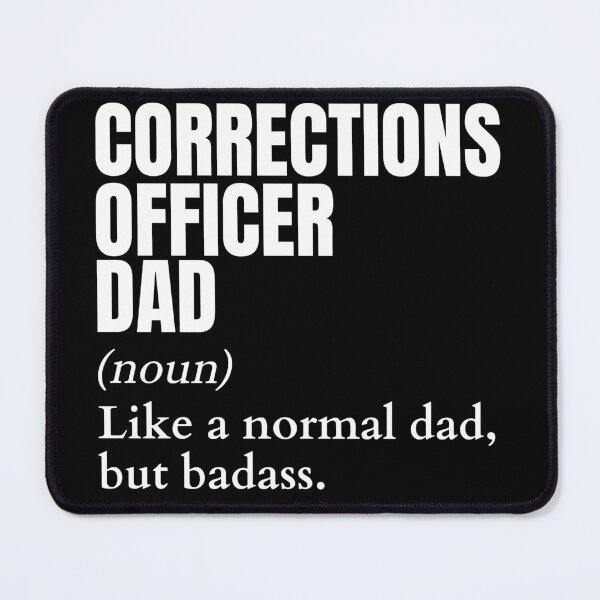 Item preview, Funny Badass Corrections Officer Dad Definition designed and sold by EndlessFreedom.
