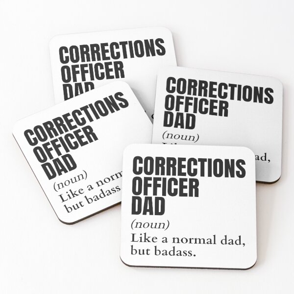 Item preview, Funny Badass Corrections Officer Dad Definition designed and sold by EndlessFreedom.