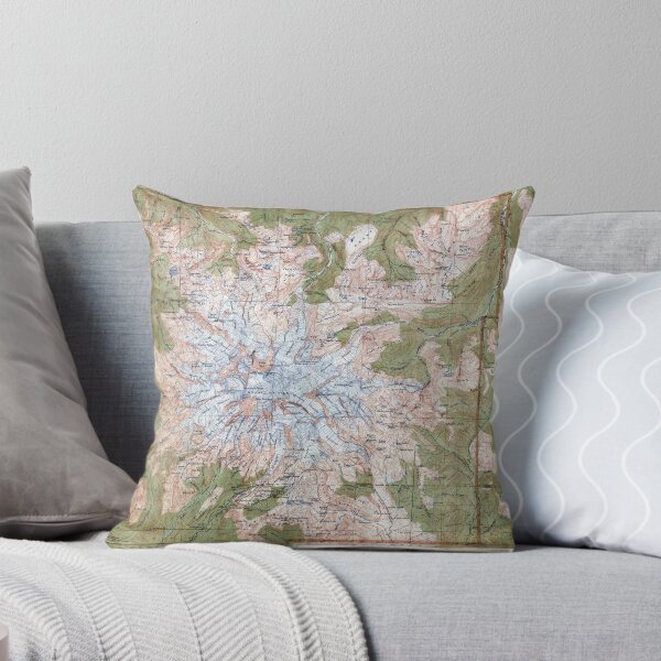 Item preview, Vintage Mt. Rainier TOPO Map 1915 designed and sold by Daniel Hagerman.
